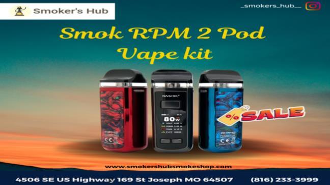 Smok RPM 2 Pod Vape kit is available in St. Joseph, MO